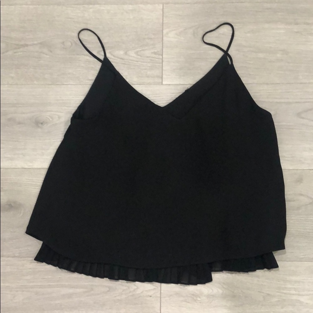 Black tank top